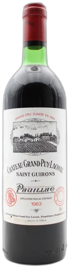 photo du vin Château Grand Puy Lacoste 1983