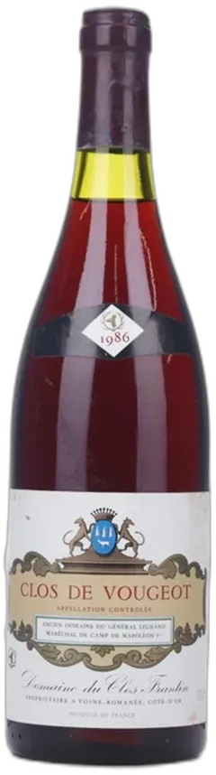 photo du vin Clos de Vougeot