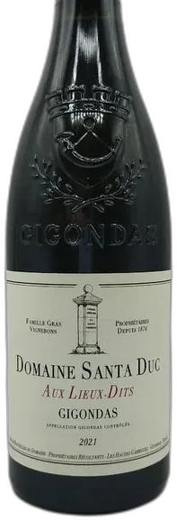 aperçu du vin Aux Lieux Dits