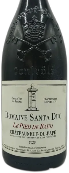 photo du vin Chateauneuf du Pape Domaine Santa Duc le Pied de Baud Magnum