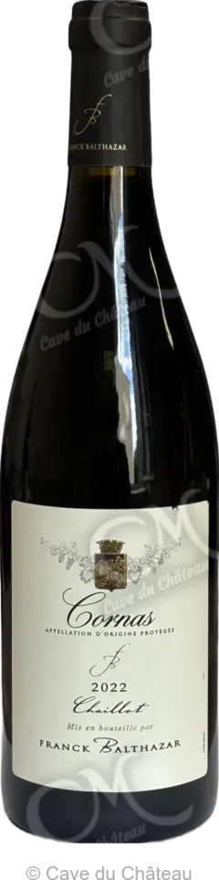 vue du vin Cornas Chaillot Franck Balthazar