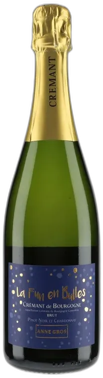 photos du vin Crémant de Bourgogne la Fun en Bulles Pinot Noir-Chardonnay