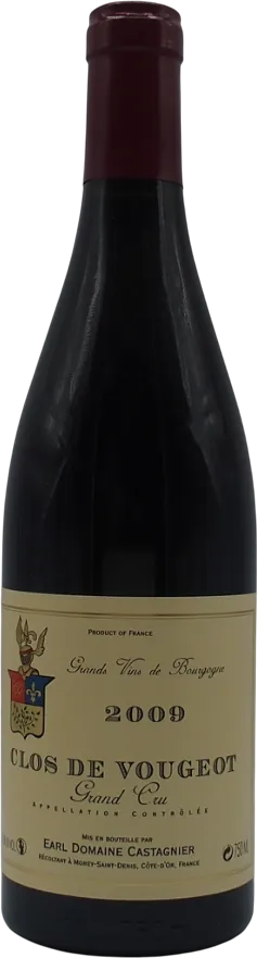 vue du vin Clos de Vougeot Grand Cru 2009