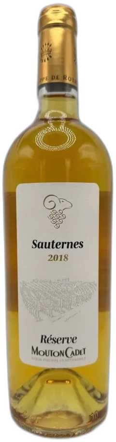 capture du vin Mouton Cadet Reserve Sauternes