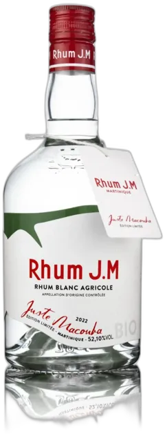 image du vin Juste Macouba Rhum Blanc Bio