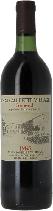 capture du vin Chateau Petit-Village