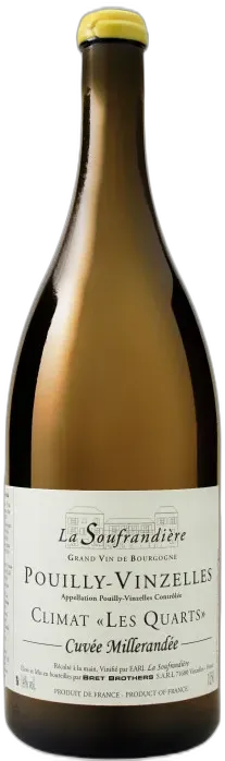 photos du vin Pouilly-Vinzelles les Quarts Cuvée Millerandée Zen 2023 Magnum