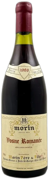 photos du vin Morin Vosne Romanée