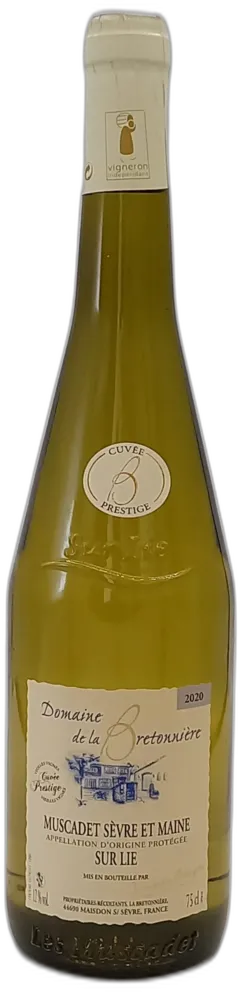 photo du vin Loire Muscadet Sur Lie 2020 Prestige Domaine Bretonniere