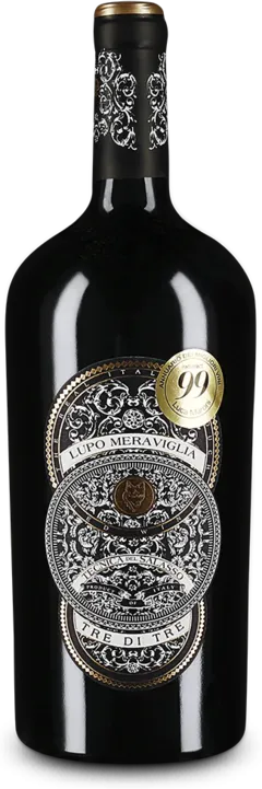 illustration du vin Lupo Meraviglia Tre di Tre 2023 Gold