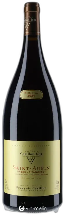 photos du vin François Carillon Saint Aubin 1er Cru "Pitangeret" Rouge 2021 Magnum