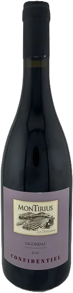 image du vin Domaine Montirius Gigondas Confidentiel 2015