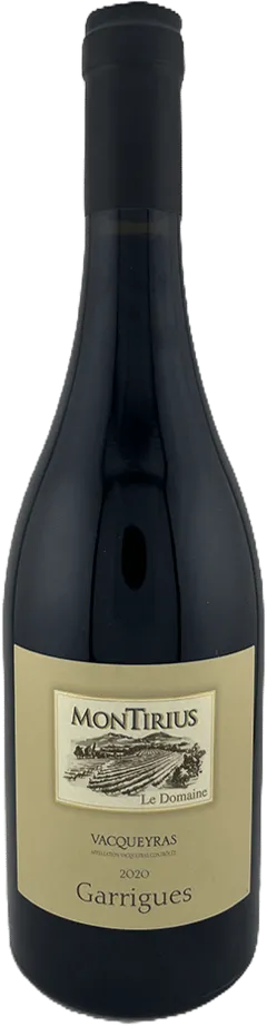 photo du vin Domaine Montirius Vacqueyras les Garrigues 2018