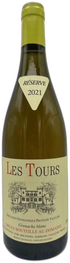 image du vin Château des Tours les Tours Grenache Reserve Vallée du Rhône France