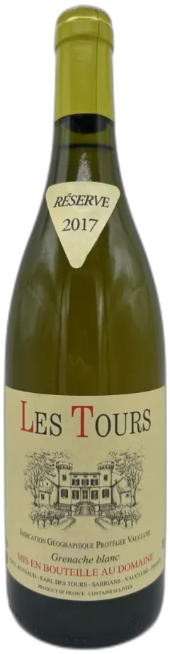 image du vin Château des Tours les Tours Grenache Reserve Vallée du Rhône France