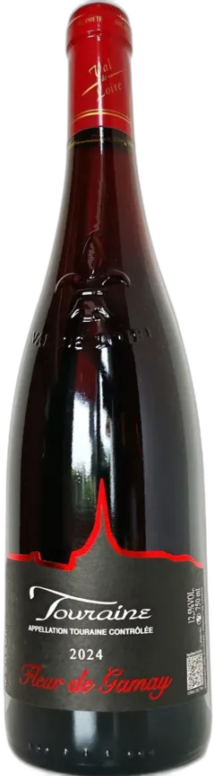 image du vin Touraine Gamay 2024 Rouge Fleur de Gamay la Roche Eric & Marie Laure Archambault à Pouillé