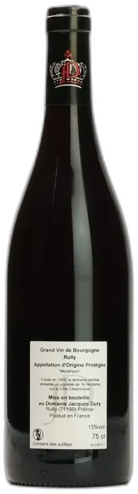photo du vin Rully 1er Cru Rouge Montmorin Dury