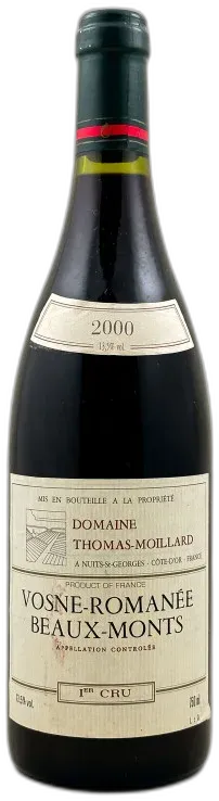 photo du vin Thomas Moillard Vosne Romanée 1er Cru "Les Beaux-Monts