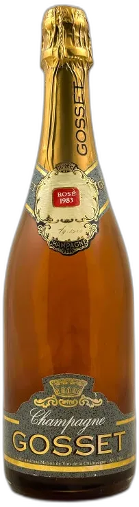 photo du vin Gosset Champagne Rosé 1983