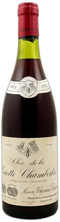 photo du vin Thomas Bassot Clos de la Griotte Chambertin 1971