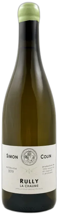 photo du vin Simon Colin Rully "la Chaume