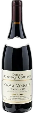 vue du vin Confuron-Cotetidot Clos de Vougeot Grand Cru