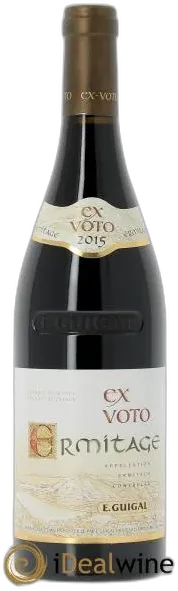 photo du vin Ermitage ex Voto Guigal