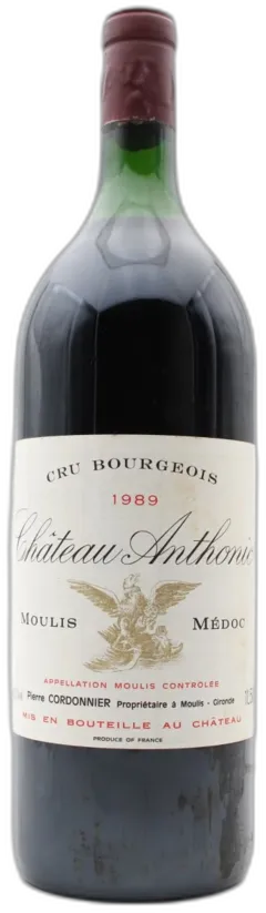 illustration du vin Magnum Château Anthonic 1989