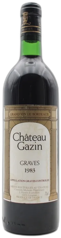 image du vin Château Gazin 1983