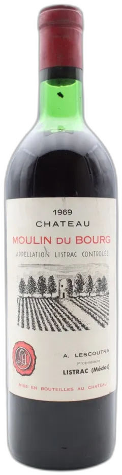photo du vin Château Moulin du Bourg 1969
