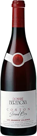 vue du vin Domaine Bertagna les Grandes Lolières 2018 Corton Grand Cru