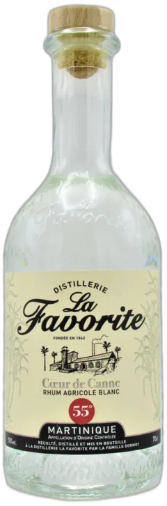 image du vin Rhum Agricole Martinique Blanc Coeur de Canne la Favorite