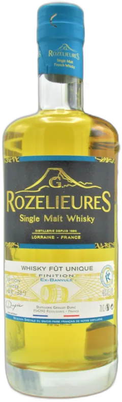 image du vin Single Malt Whisky France Banyuls Finish Distillerie g Rozelieures