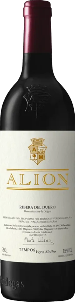 photo du vin Vega Sicilia Alion 2019