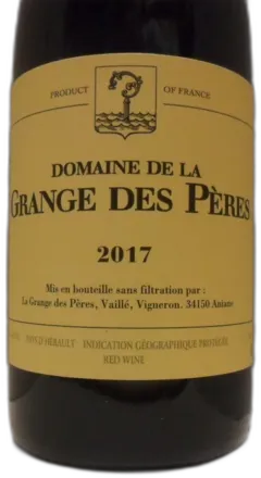 photo du vin Domaine la Grange des Peres Vin de Pays de l’Herault Languedoc Roussillon France