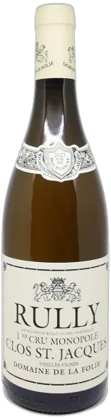 photo du vin Domaine de la Folie Rully Blanc 1er Cru Clos Saint-Jacques