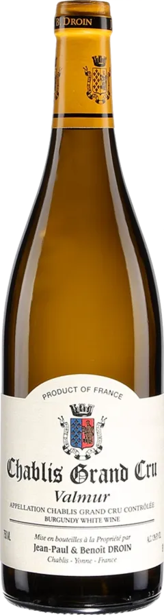 aperçu du vin Chablis Grand Cru Valmur Blanc 2023 Domaine Jean-Paul et Benoit Droin