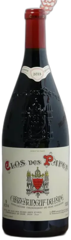vue du vin Châteauneuf-du-Pape Clos des Papes Magnum 2023