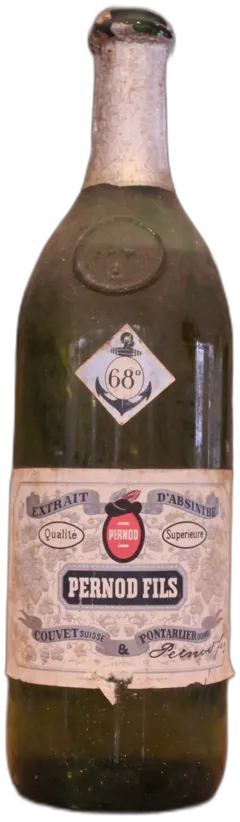vue du vin Absinthe Liqueur de Plantes Annees 1950 1960 Pernod et Fils