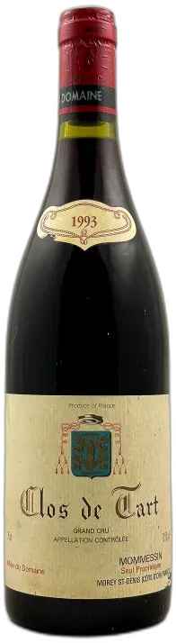 vue du vin Mommessin Clos de Tart