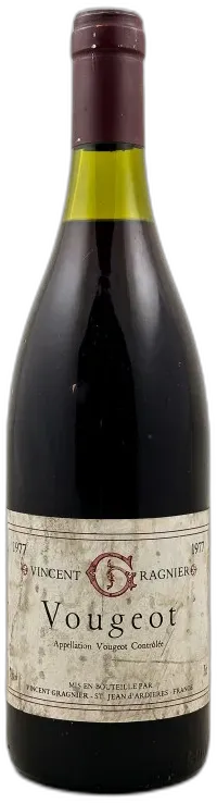 capture du vin Vincent Ragnier Vougeot 1977