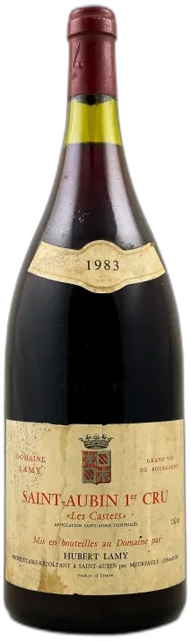 image du vin Hubert Lamy Saint Aubin 1er Cru les Castets 1983 Magnum