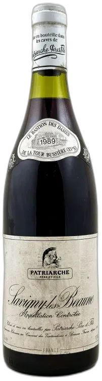 photos du vin Patriarche Savigny Lès Beaune 1989