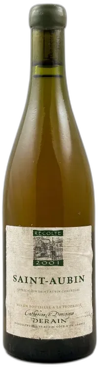 image du vin Catherine et Dominique Derain Saint Aubin 2001