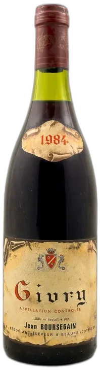 image du vin Jean Boursegain Givry 1984