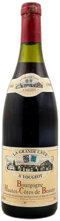 aperçu du vin la Grande Cave Hautes Côtes de Beaune 1990