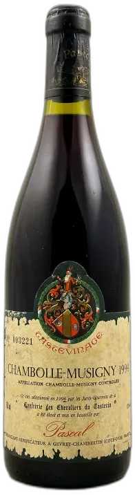 illustration du vin Pascal Chambolle Musigny 1994