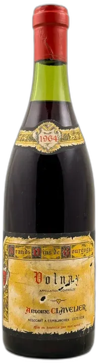 photos du vin Clavelier Volnay 1964