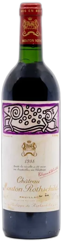 capture du vin Chateau Mouton Rothschild