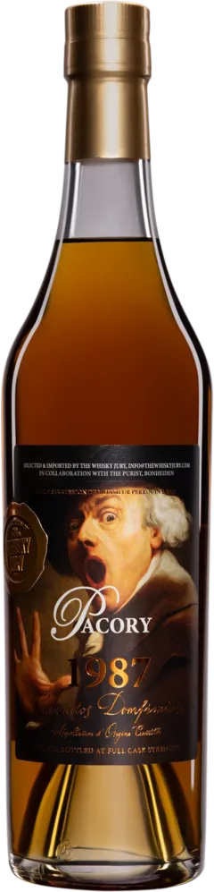 photo du vin The Whisky Jury Calvados Domfrontais "Perrouin" Brun 1987 Giftbox